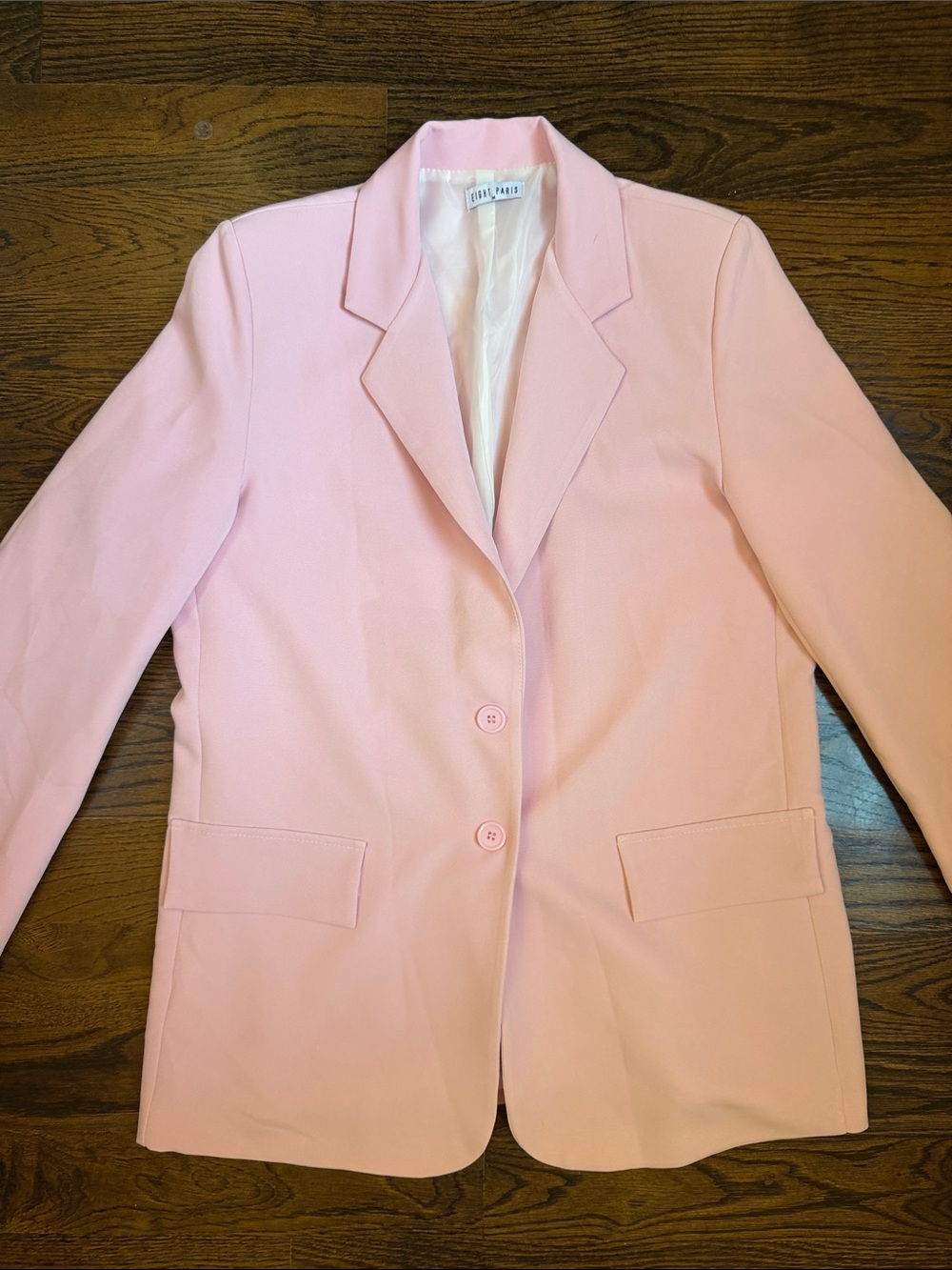 Eight Paris Light Pink Blazer Size Medium
